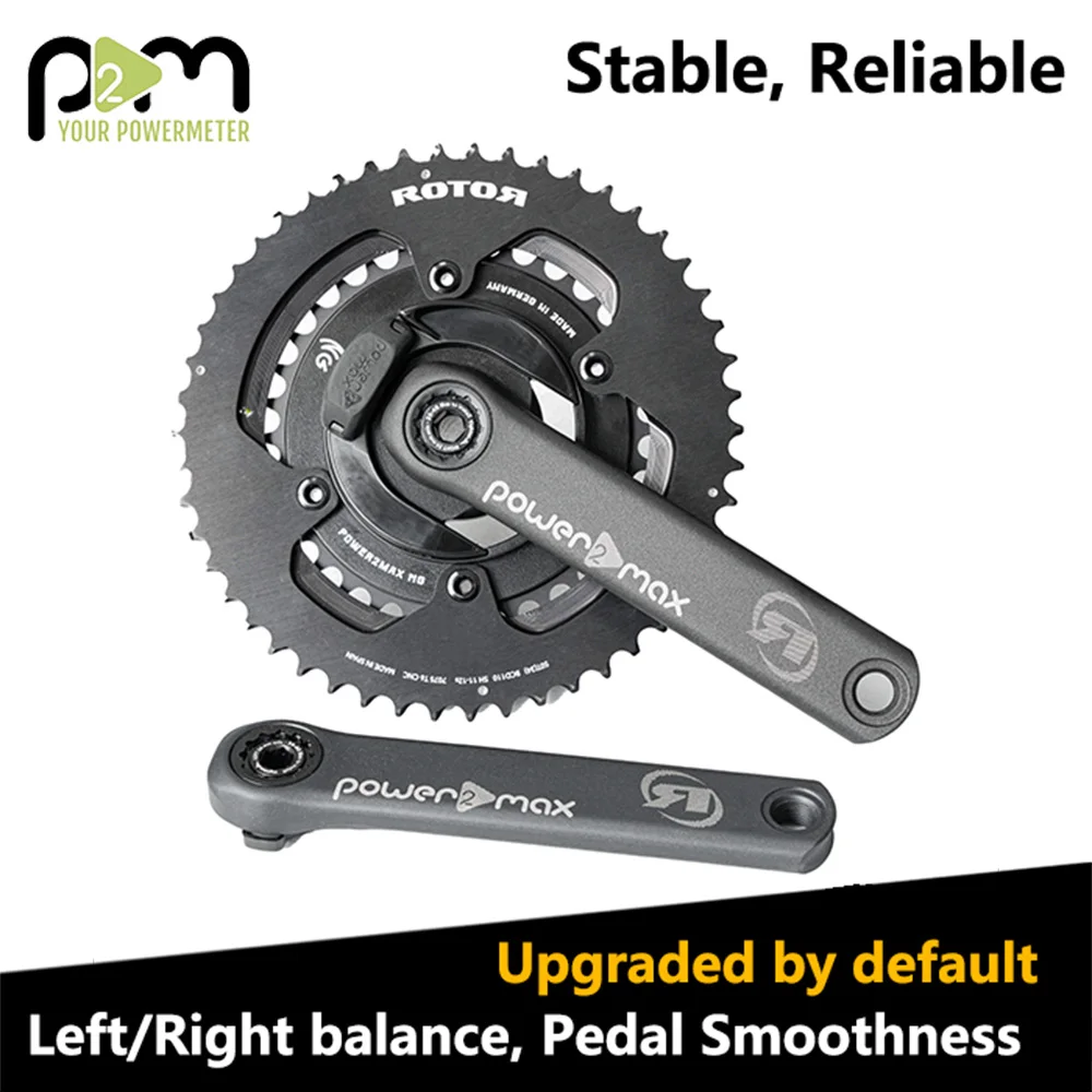 POWER2MAX p2m Edition ROTOR NGeco POWERMETER CRANKSET 12-11 speed
POWER2MAX p2m Edition ROTOR NGeco POWERMETER CRANKSET 12-11 speed