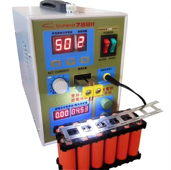SUNKKO 788H 18650 Lithium Battery Spot Welder Battery Test&Recharge Spot Welding Machine with LED light 110V 220V
SUNKKO 788H 18650 Lithium Battery Spot Welder Battery Test&Recharge Spot Welding Machine with LED light 110V 220V