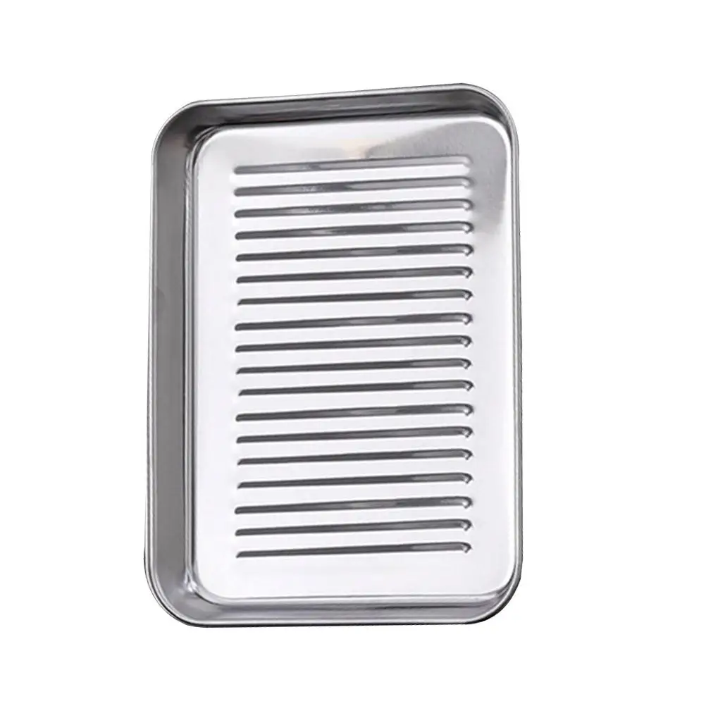 Stainless Steel Baking Pan Large Capacity Rectangle Bakeware Oven Safe Daily Use Pizza Dumplings Bread Tray Kitchen Essential
Stainless Steel Baking Pan Large Capacity Rectangle Bakeware Oven Safe Daily Use Pizza Dumplings Bread Tray Kitchen Essential