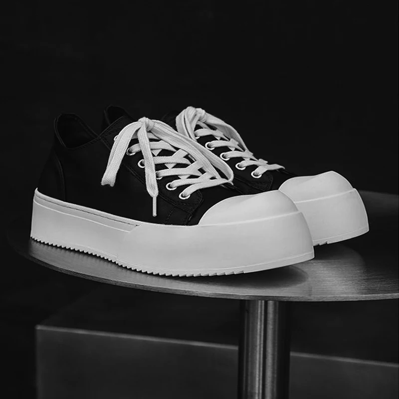 Women Thick-Soled Big Round Toe Sneakers Couple Anti slip Wear Outdoor Shoes Women Versatile Trendy Casual Unisex Board Footwear
Women Thick-Soled Big Round Toe Sneakers Couple Anti slip Wear Outdoor Shoes Women Versatile Trendy Casual Unisex Board Footwear