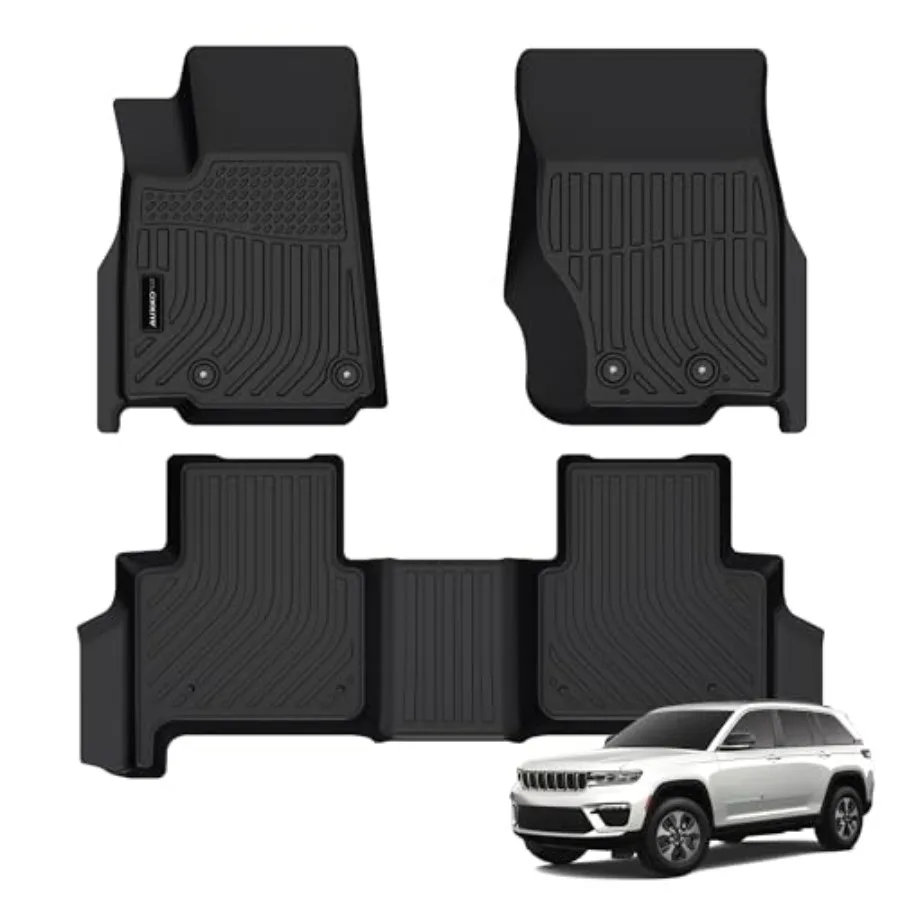 All Weather Floor Mats Fit for Jeep Grand Cherokee WL Include 4xe, Not WK2 or WL75 2022-2025 2026 5 Seat Only TPE Rubber Liners
All Weather Floor Mats Fit for Jeep Grand Cherokee WL Include 4xe, Not WK2 or WL75 2022-2025 2026 5 Seat Only TPE Rubber Liners