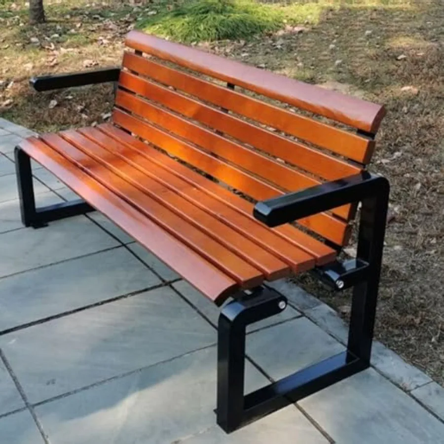 2 Person Outdoor Bench with Armrests, Metal Bracket Design, Load Capacity up to 600 Lbs, for Porch and Garden
2 Person Outdoor Bench with Armrests, Metal Bracket Design, Load Capacity up to 600 Lbs, for Porch and Garden