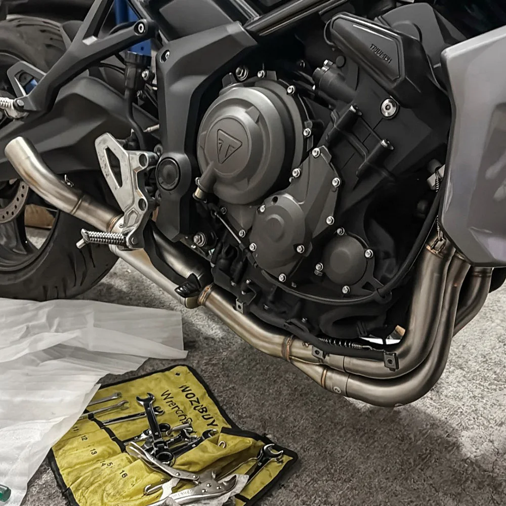 Motorcycle Exhaust Slip-On TRIDENT 660,Trident Tiger 660 Tube Modify Front Link Pipe Escape Moto Full System 2021-2025
Motorcycle Exhaust Slip-On TRIDENT 660,Trident Tiger 660 Tube Modify Front Link Pipe Escape Moto Full System 2021-2025