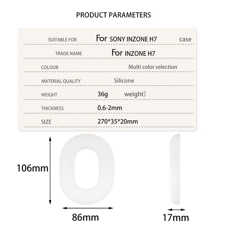LR амбушюры + комплект головных лучей для гарнитуры INZONE H7 H9, силиконовый защитный чехол, наушники, запасные части для головного луча A-ABVK
LR амбушюры + комплект головных лучей для гарнитуры INZONE H7 H9, силиконовый защитный чехол, наушники, запасные части для головного луча A-ABVK