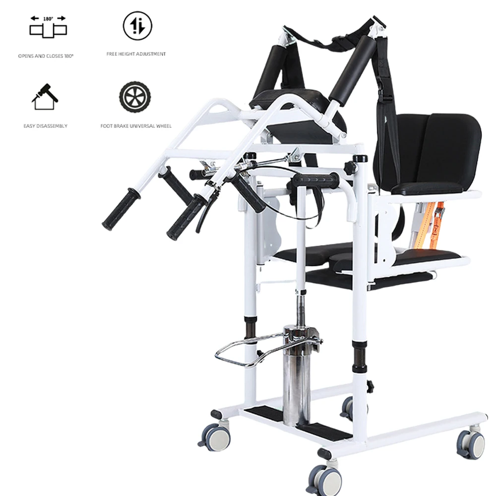 Hydraulic Patient Transfer Chair Shower Toilet Commode Wheelchair for Seniors Disabled 180° Split Seat Nursing Aid
Hydraulic Patient Transfer Chair Shower Toilet Commode Wheelchair for Seniors Disabled 180° Split Seat Nursing Aid