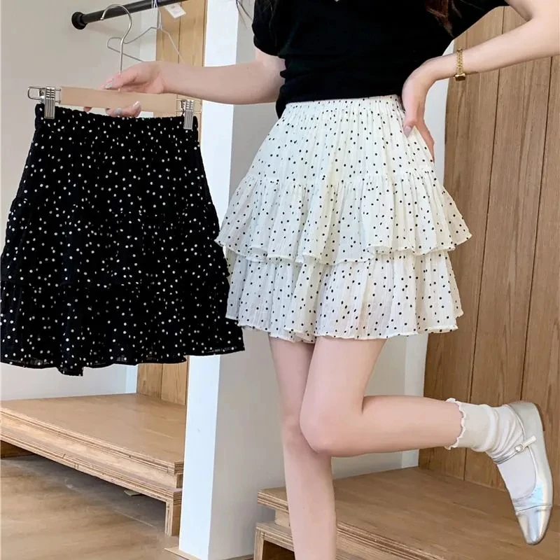 New Western Slim Polka Dot Women Skirts Casual Loose Short Cake Mujer Faldas All-match French Style Exquisite Cute Falda
New Western Slim Polka Dot Women Skirts Casual Loose Short Cake Mujer Faldas All-match French Style Exquisite Cute Falda