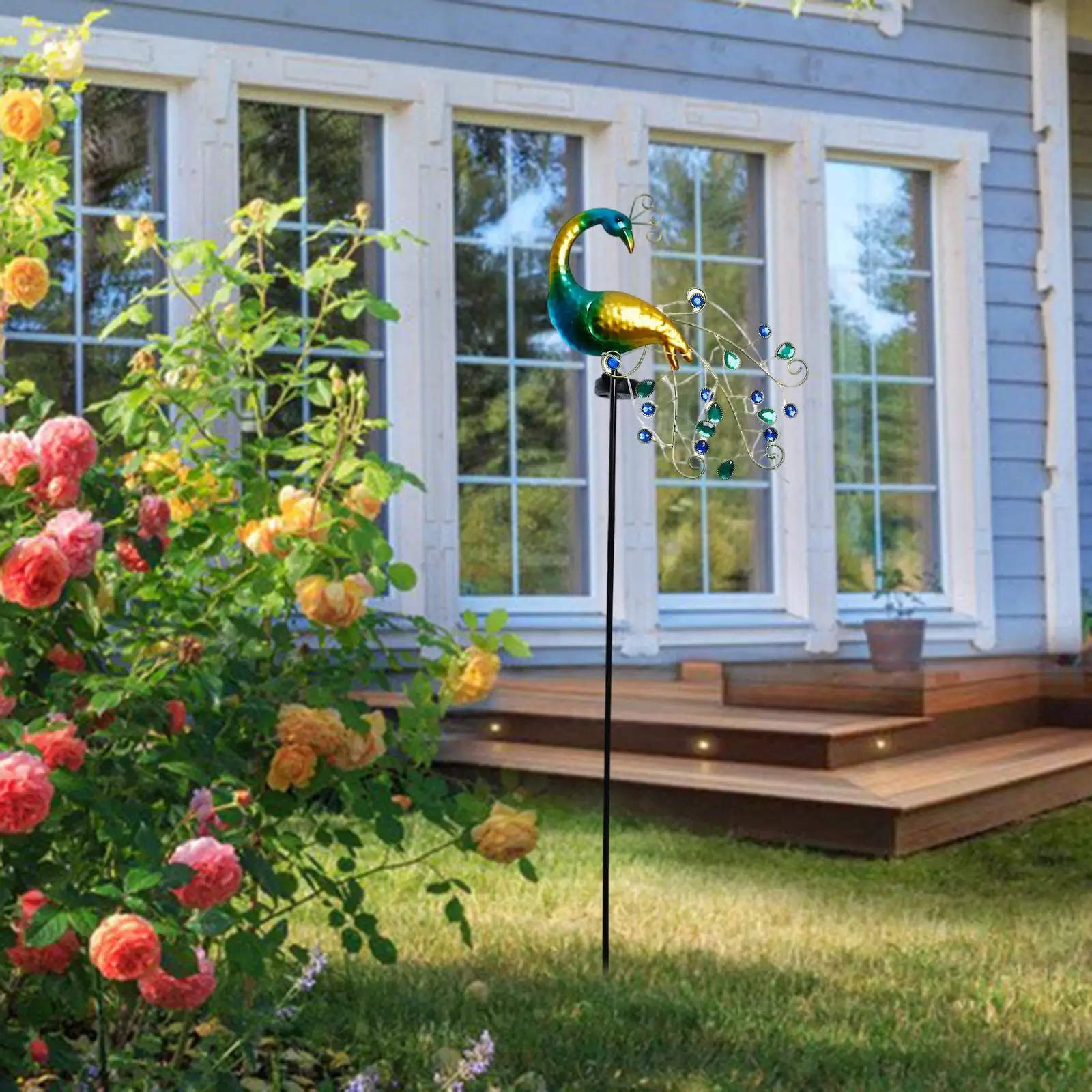 Солнечные светильники-фонари в виде павлина, 110 см, водонепроницаемые, для газона, веранды, свадебного декора, двора
Солнечные светильники-фонари в виде павлина, 110 см, водонепроницаемые, для газона, веранды, свадебного декора, двора