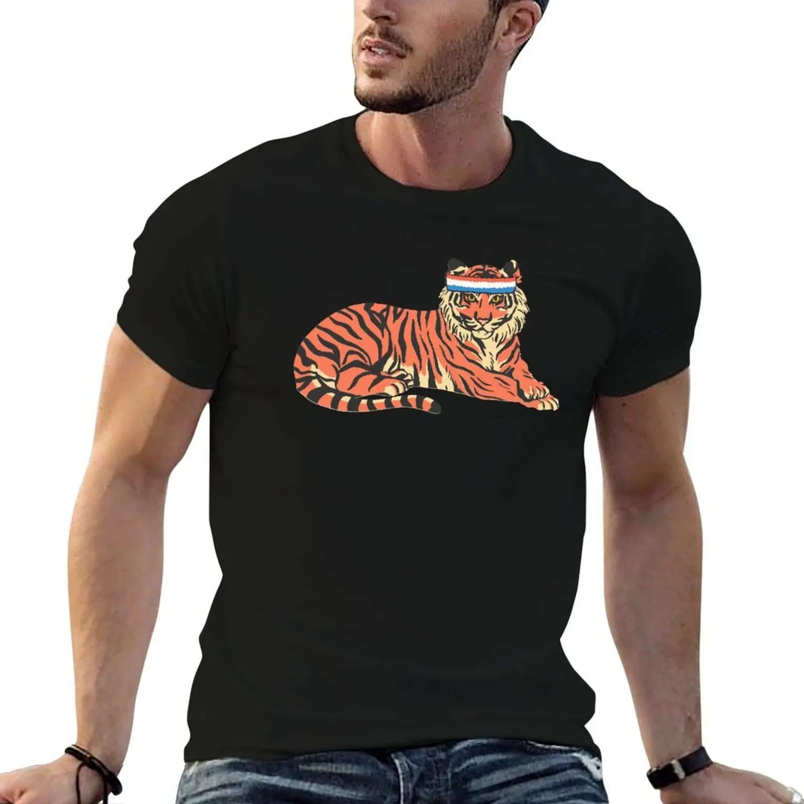 Tiger Wearing a Sweatband T-Shirt man t shirt summer man t shirts cotton printed t shirts for man T-shirt
Tiger Wearing a Sweatband T-Shirt man t shirt summer man t shirts cotton printed t shirts for man T-shirt