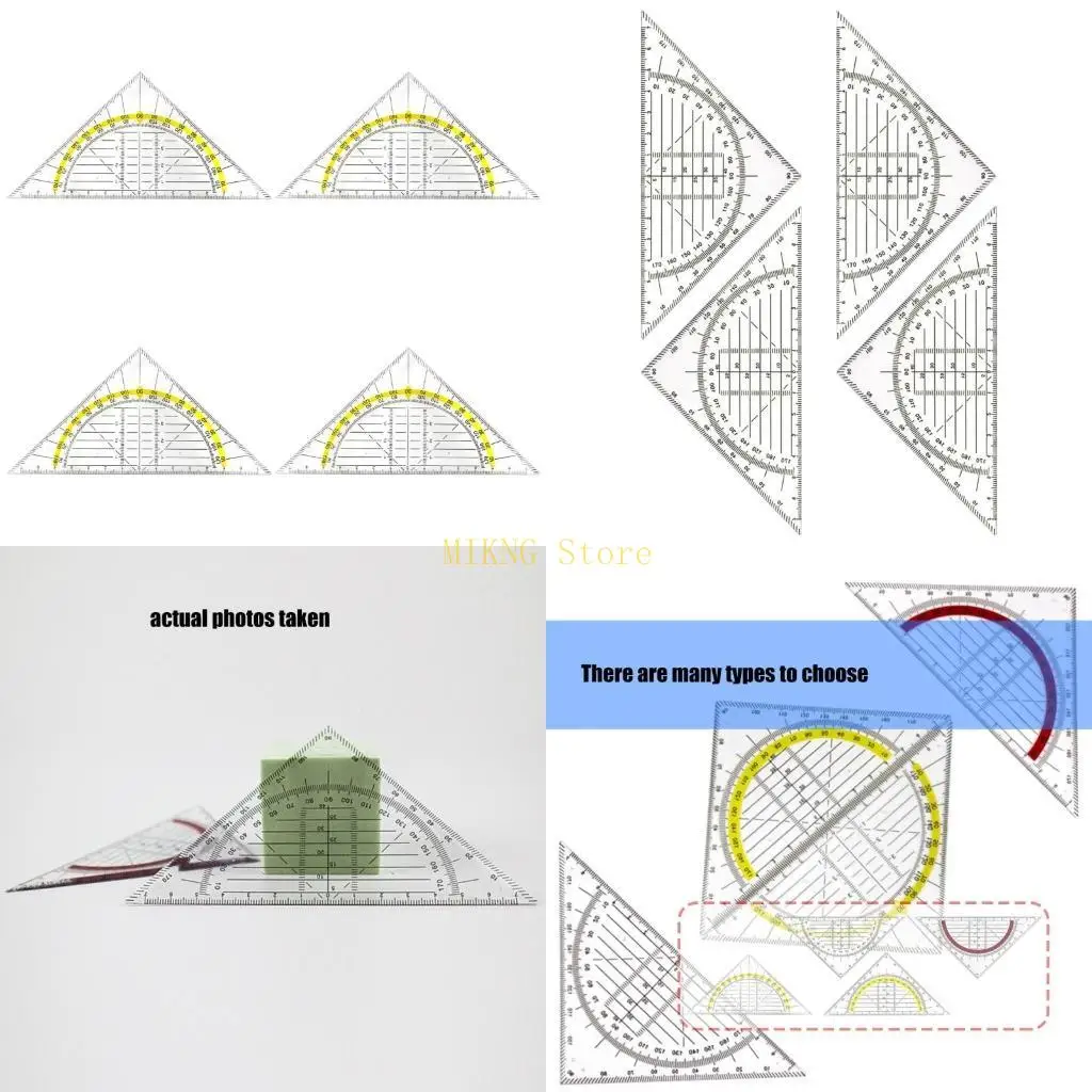 Set Square with 180 Degrees Math Protractor Multifunctional Geometry Set Square Angle-Measuring Instrument for Drafting best
Set Square with 180 Degrees Math Protractor Multifunctional Geometry Set Square Angle-Measuring Instrument for Drafting best