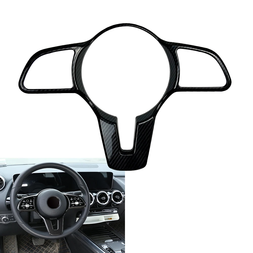 ABS Carbon Fiber Style Steering Wheel Cover Decorated Trim Mouldings for Benz C-Class E-Class CLA CLS GLC GLE GLS G-Class GLB
ABS Carbon Fiber Style Steering Wheel Cover Decorated Trim Mouldings for Benz C-Class E-Class CLA CLS GLC GLE GLS G-Class GLB