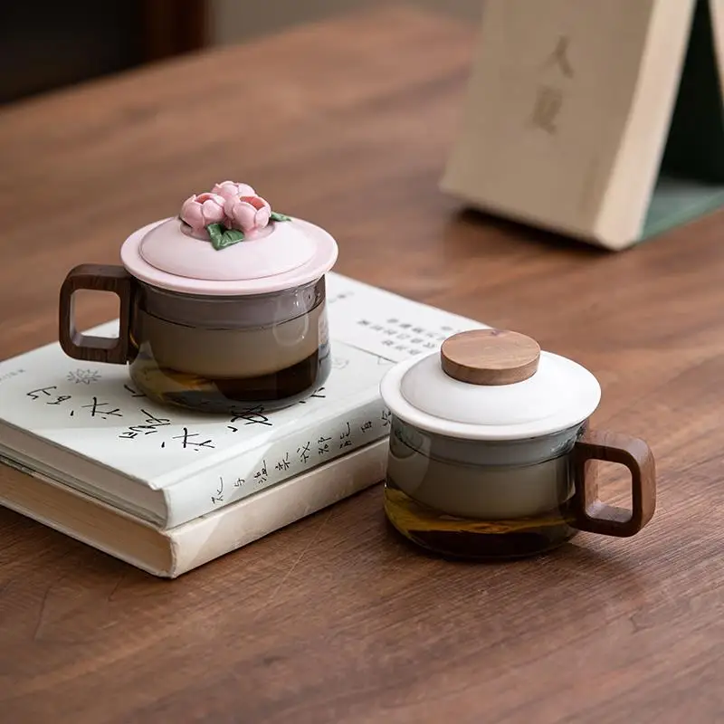 Ins Style Luxury Glass Coffee Cup, High-End Tea Separation Water Mug, Elegant Drinking Cup For Home Office Daily Tea Brewing
Ins Style Luxury Glass Coffee Cup, High-End Tea Separation Water Mug, Elegant Drinking Cup For Home Office Daily Tea Brewing