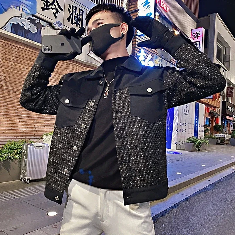 2023 Men's Casual Jacket Loose Fashion Turn Down Collar Male Korean Clothing Coats Harajuku Spring and Autumn New Outerwear
2023 Men's Casual Jacket Loose Fashion Turn Down Collar Male Korean Clothing Coats Harajuku Spring and Autumn New Outerwear