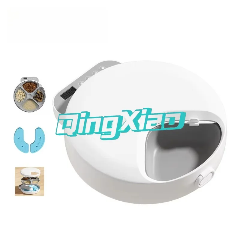 Smart Pet Feeder With Camera For Cat Visual Monitoring APP Remote Timed Portion Control Automatic Food Dispenser Dry Wet Food