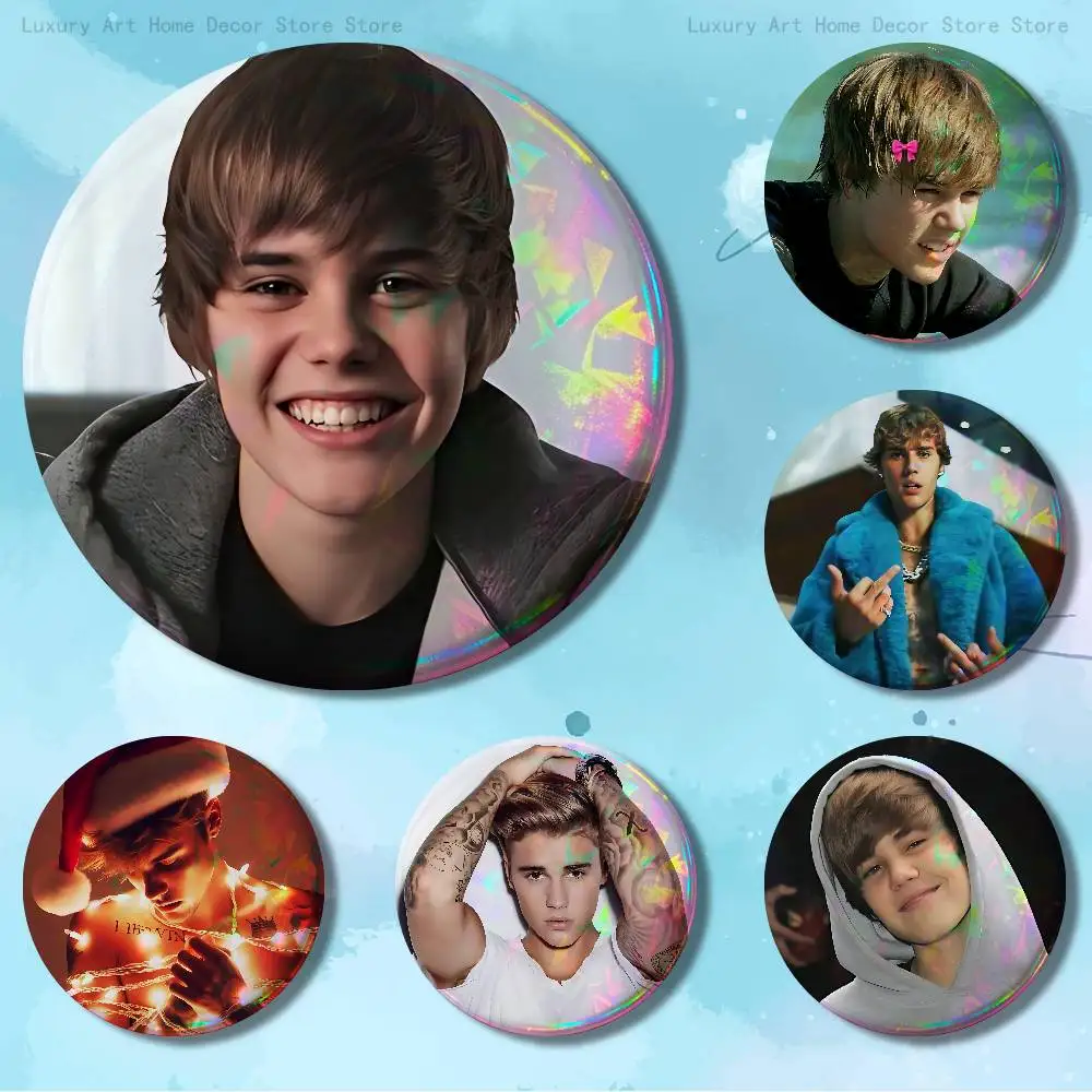 Singer J-Justin B-Bieber Enamel Pin Tinplate Round Brooch Cosplay Nijigen Otaku Culture Badges 58mm 44mm 32mm 75mm 25mm
Singer J-Justin B-Bieber Enamel Pin Tinplate Round Brooch Cosplay Nijigen Otaku Culture Badges 58mm 44mm 32mm 75mm 25mm