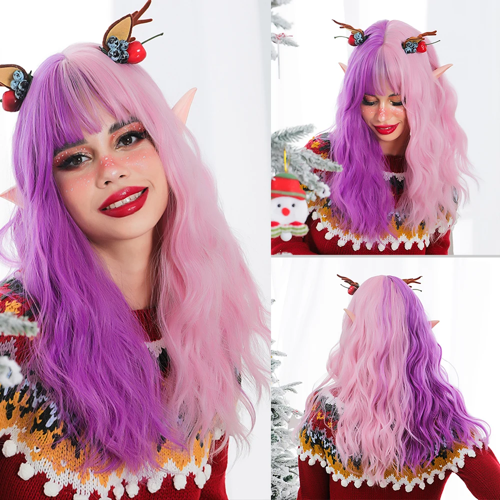 Blonde Unicorn Bleu Pink Long Wigs with Bangs For Women Daily Party Cosplay Lolita Natural Hair Synthetic Heat Resistant Fiber
Blonde Unicorn Bleu Pink Long Wigs with Bangs For Women Daily Party Cosplay Lolita Natural Hair Synthetic Heat Resistant Fiber