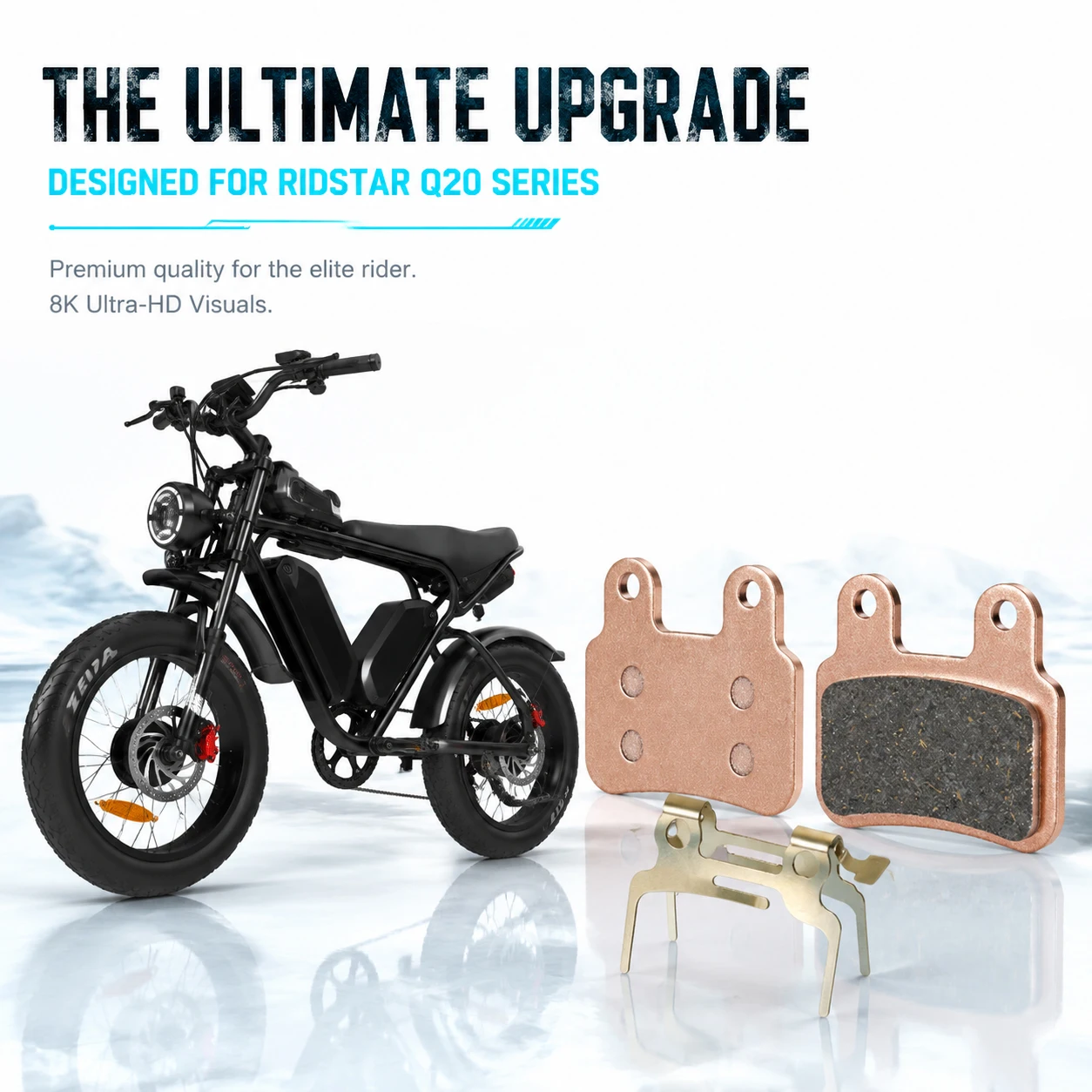 High Friction Coefficient: Semi-Metallic Pads for Ridstar Q20/Q20Pro/H26Pro/EKX X2/X21/Freego X2 – Fit XD/XOD Calipers
High Friction Coefficient: Semi-Metallic Pads for Ridstar Q20/Q20Pro/H26Pro/EKX X2/X21/Freego X2 – Fit XD/XOD Calipers