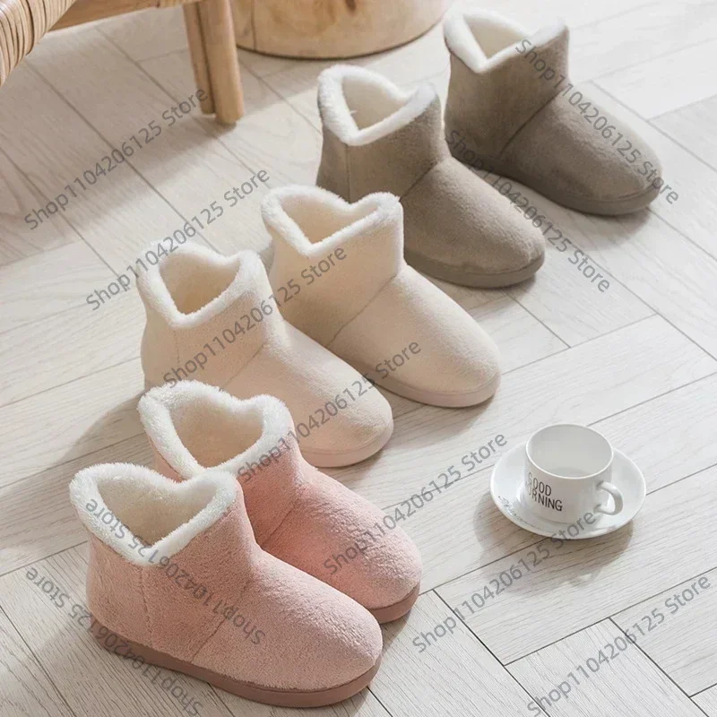 Women Winter Slippers Warm Plush Slip-on Couples Home Floor Shoes Anti-slip Comfortable Flats Female Soft Faux Fur Boots 2025
Women Winter Slippers Warm Plush Slip-on Couples Home Floor Shoes Anti-slip Comfortable Flats Female Soft Faux Fur Boots 2025