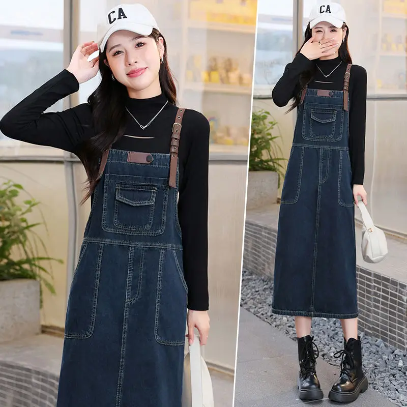 Denim Strap Dress For Women's Spring Summer 2024 New Korean Fashion Spaghetti Strap Jeans Dresses Vestidos
Denim Strap Dress For Women's Spring Summer 2024 New Korean Fashion Spaghetti Strap Jeans Dresses Vestidos