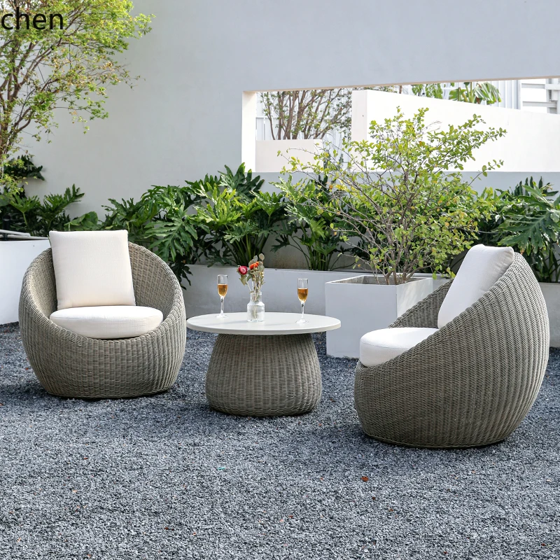 ZML Outdoor Rattan Sofa Courtyard Villa Balcony Single Chair Homestay Outdoor Garden Woven Furniture
ZML Outdoor Rattan Sofa Courtyard Villa Balcony Single Chair Homestay Outdoor Garden Woven Furniture