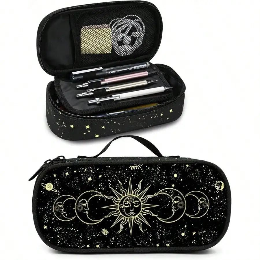 Moon Pencil Case Pencil Pouch Large Capacity Pen Bag School Office Organizer Stationery Storage Box Teen
Moon Pencil Case Pencil Pouch Large Capacity Pen Bag School Office Organizer Stationery Storage Box Teen