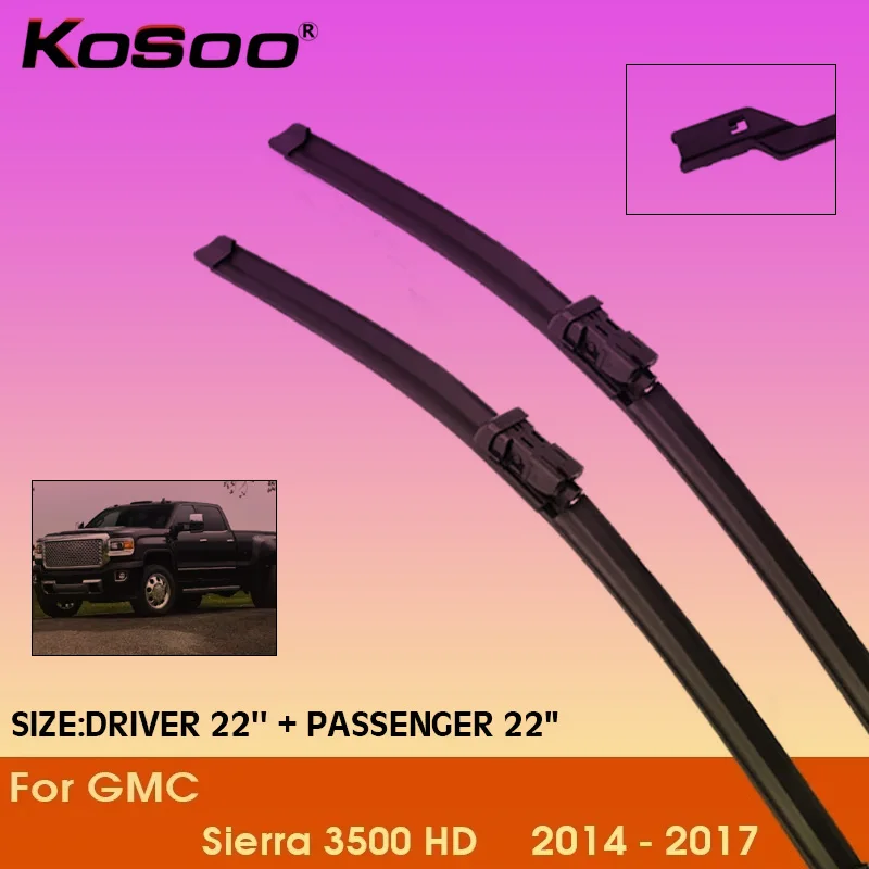 Car Wiper Blade For GMC Sierra 3500 HD 2014-2017 Windshield Rubber Refill Front Window Wiper 22"+22" Accessories
Car Wiper Blade For GMC Sierra 3500 HD 2014-2017 Windshield Rubber Refill Front Window Wiper 22"+22" Accessories