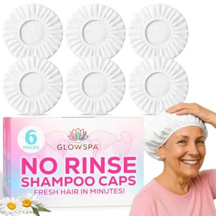 HLJ No Rinse Shampoo Caps Pack Of 6 Rinse-Free Shower Cap For Elderly Bedridden Patients Travel Hospital Or Camping Waterless H
HLJ No Rinse Shampoo Caps Pack Of 6 Rinse-Free Shower Cap For Elderly Bedridden Patients Travel Hospital Or Camping Waterless H