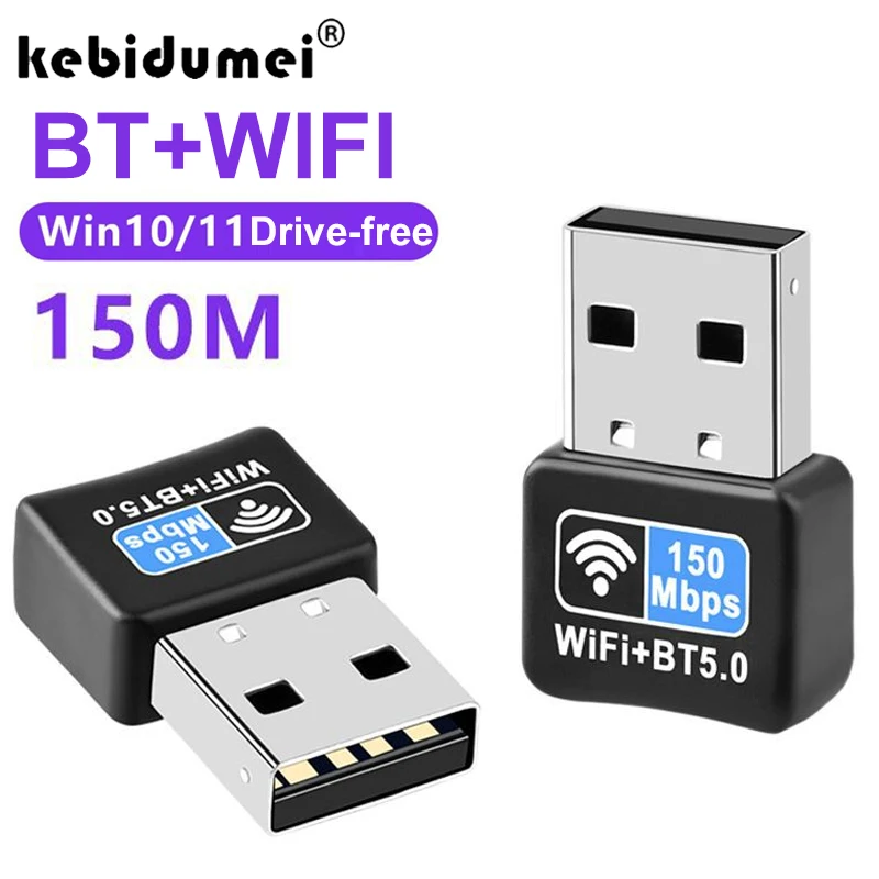 150 Мбит/с USB-адаптер Wi-Fi Bluetooth 5,0 Беспроводная сетевая карта USB-ключ 2,4G Беспроводной Wlan-приемник для ПК Настольный ноутбук
150 Мбит/с USB-адаптер Wi-Fi Bluetooth 5,0 Беспроводная сетевая карта USB-ключ 2,4G Беспроводной Wlan-приемник для ПК Настольный ноутбук