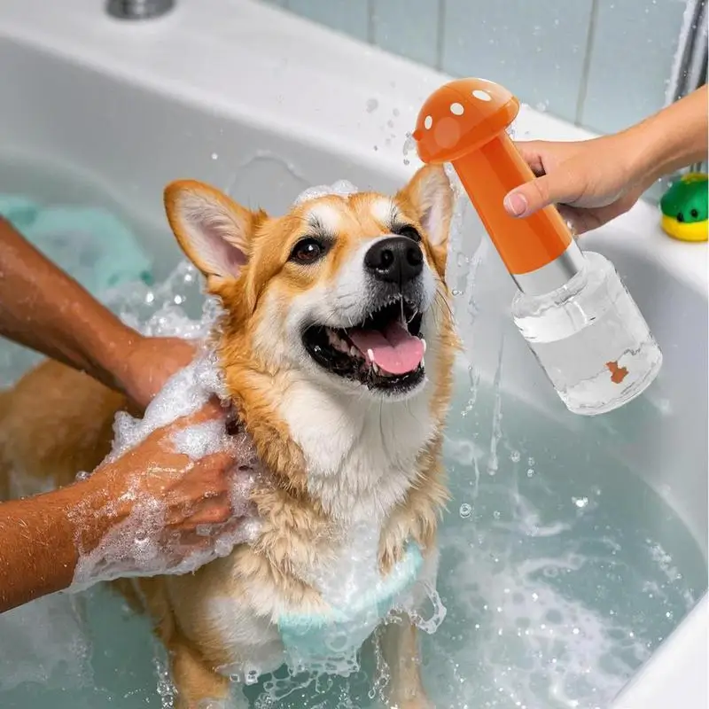 Dog Shampoo Dispenser Puppy Shower Foaming Machine Automatic Rich Lather Mushroom Shape Cleaning Grooming Tool For Short Long
Dog Shampoo Dispenser Puppy Shower Foaming Machine Automatic Rich Lather Mushroom Shape Cleaning Grooming Tool For Short Long