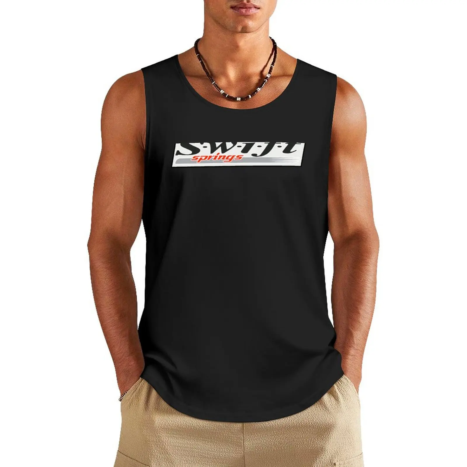 swift springs Tank Top fitness clothing for men Men's vest
swift springs Tank Top fitness clothing for men Men's vest