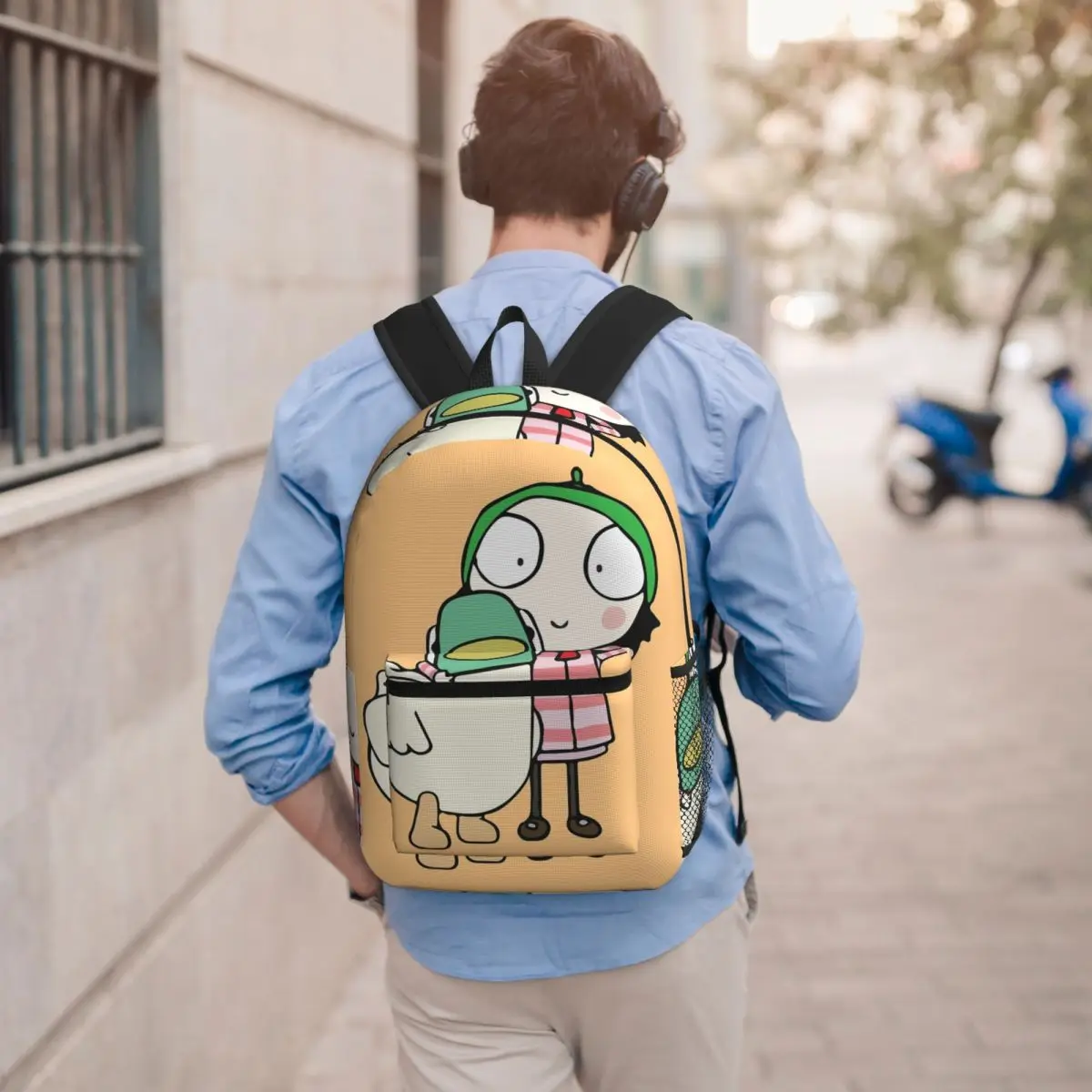 Sarah And Duck Having Fun Backpack Boys Girls BookBag Kids School Bag Computer Shoulder Bags for Men Women
Sarah And Duck Having Fun Backpack Boys Girls BookBag Kids School Bag Computer Shoulder Bags for Men Women