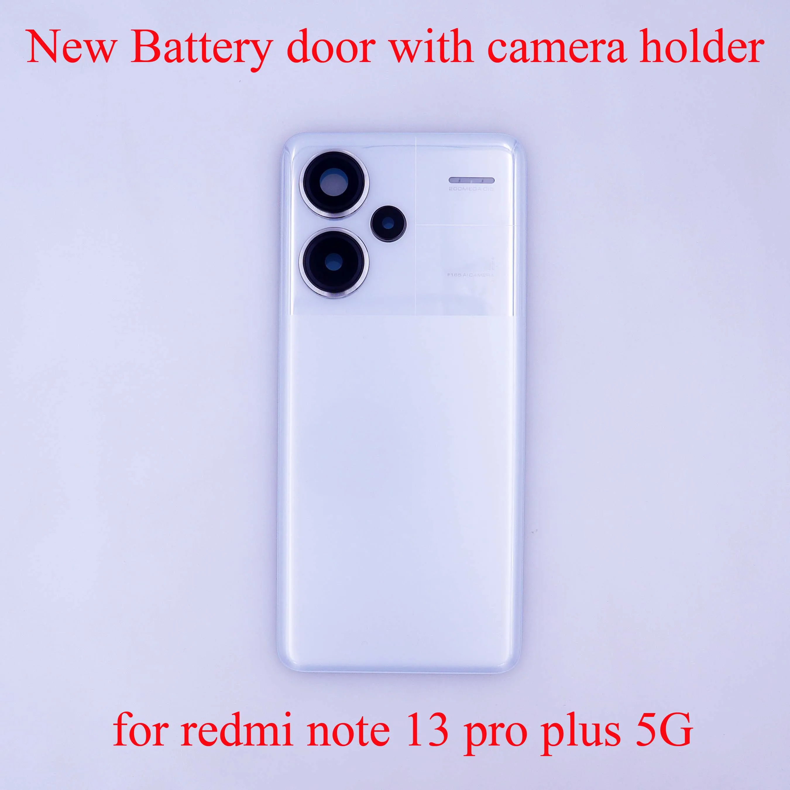 Glass Lid Back Housing Cover for Xiaomi Redmi note 13 pro plus 5G, Battery Door with Camera Holder and Glass, New
Glass Lid Back Housing Cover for Xiaomi Redmi note 13 pro plus 5G, Battery Door with Camera Holder and Glass, New