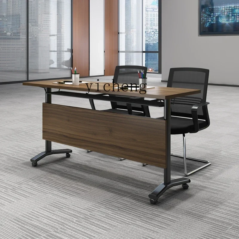 b Training Table and Chair Stitching Flip Top Table Double Mobile Double-Layer Conference Table
b Training Table and Chair Stitching Flip Top Table Double Mobile Double-Layer Conference Table