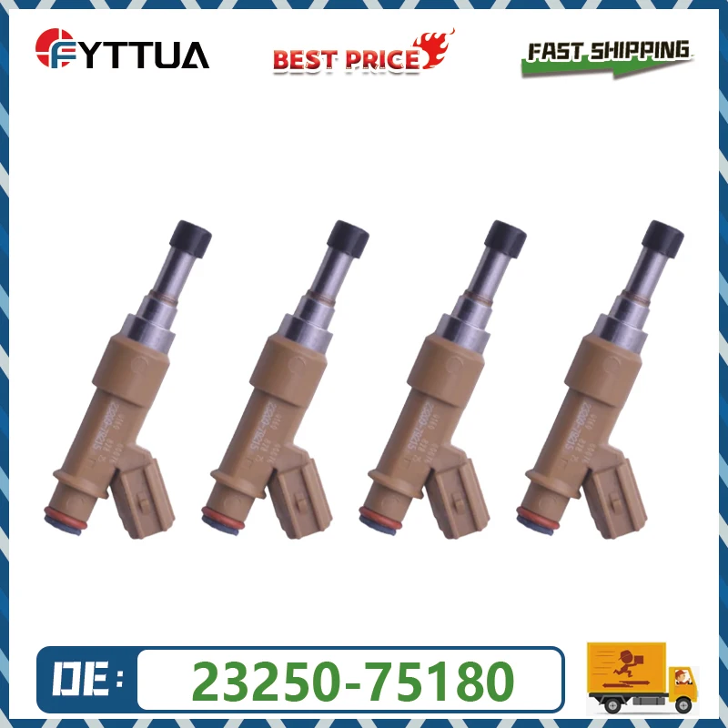 4pcs High Quality Fuel injector 23250-75180 23209-75180 For Toyota Tundra 2002-2014 Accessories car
4pcs High Quality Fuel injector 23250-75180 23209-75180 For Toyota Tundra 2002-2014 Accessories car