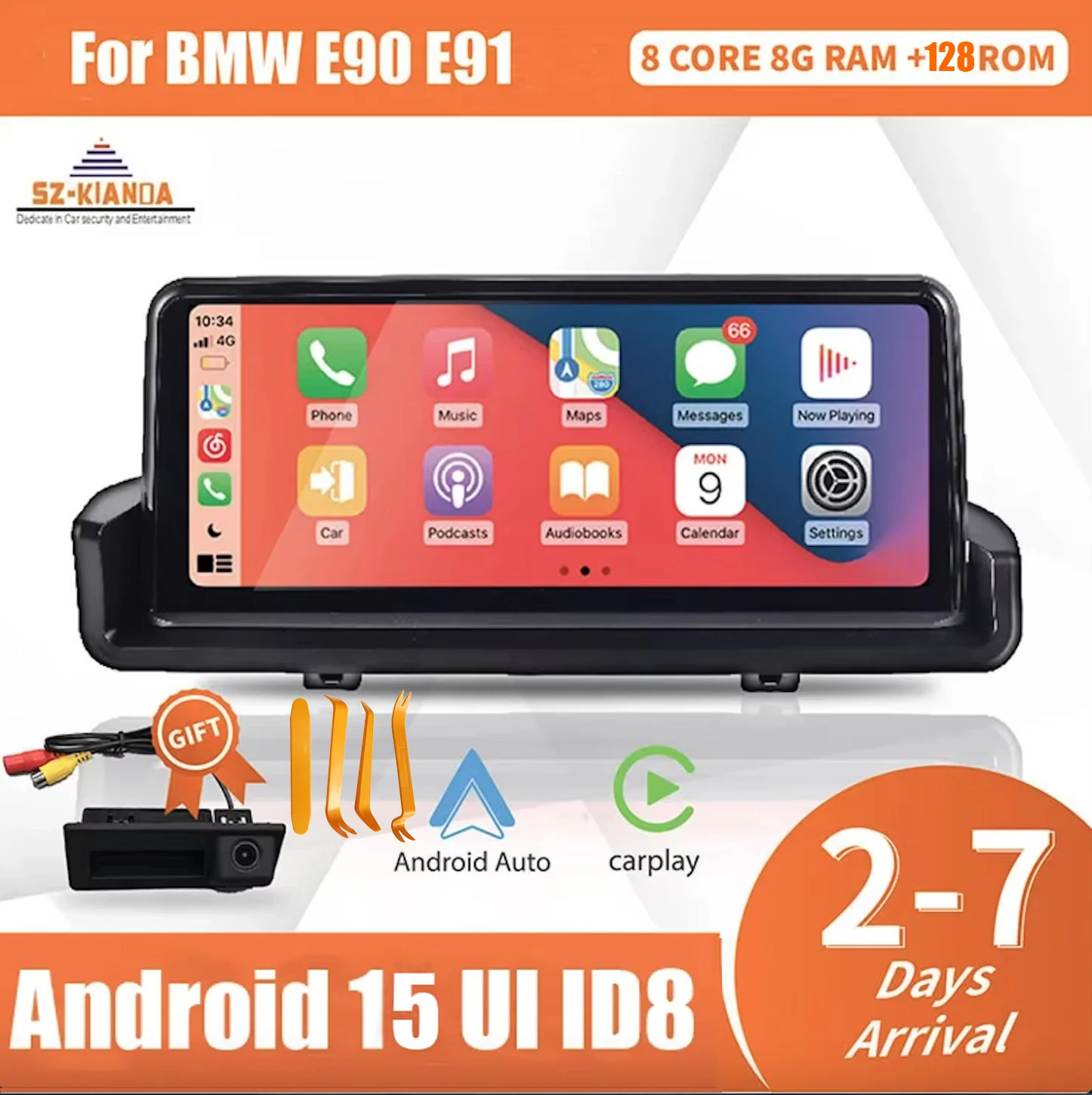10,25 "беспроводной Carplay Android автомобильный мультимедийный плеер для BMW 3 серии E90 E91 E92 E93 GPS Радио экран 4G
10,25 "беспроводной Carplay Android автомобильный мультимедийный плеер для BMW 3 серии E90 E91 E92 E93 GPS Радио экран 4G