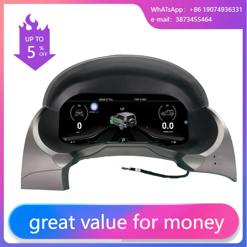 Car Speedometer 12.3 Inch LCD Car Speedometer Pajero 2008-2018 Car LCD Instrument Cluster Digital Dashboard
Car Speedometer 12.3 Inch LCD Car Speedometer Pajero 2008-2018 Car LCD Instrument Cluster Digital Dashboard