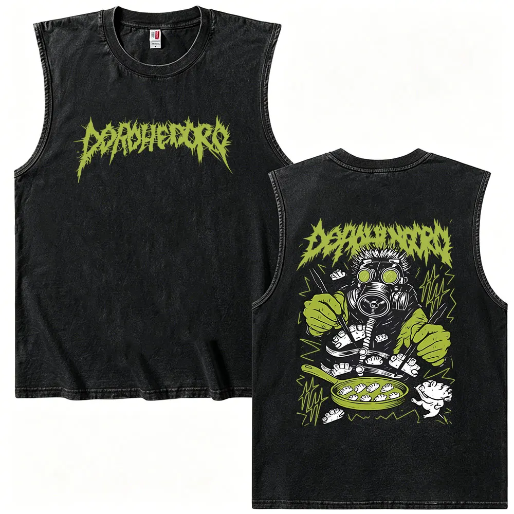 Anime Dorohedoro Caiman Vintage Washed Tank Tops Men Women Manga Graphic T Shirt Men's Gothic Rock Oversized Sleeveless T-shirts
Anime Dorohedoro Caiman Vintage Washed Tank Tops Men Women Manga Graphic T Shirt Men's Gothic Rock Oversized Sleeveless T-shirts