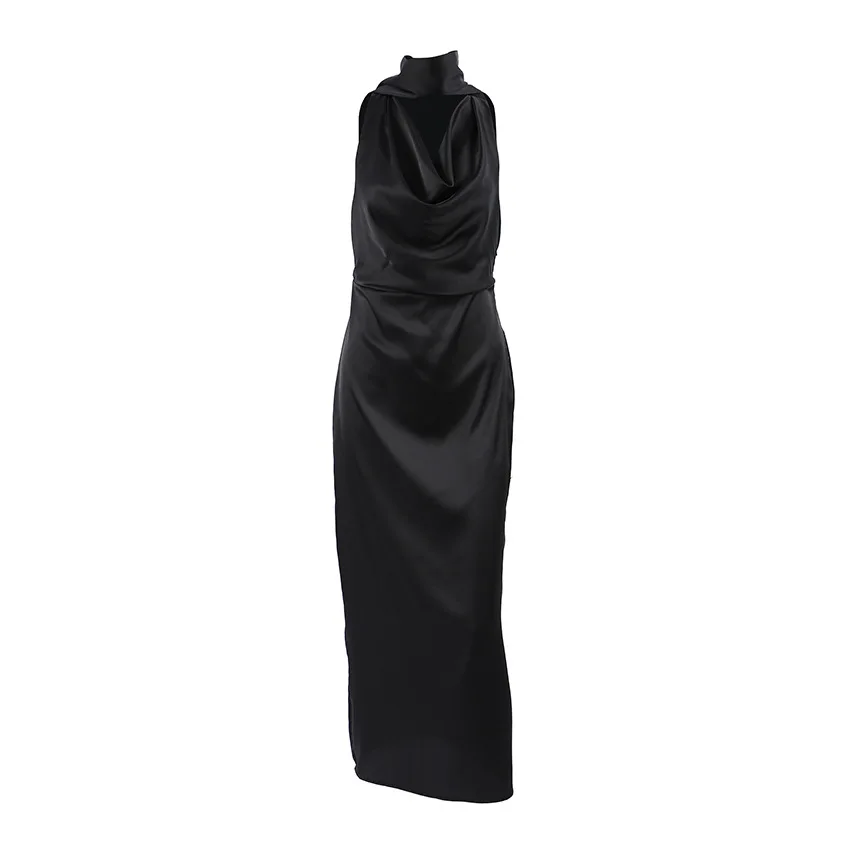 Fashionable Temperament Swinging Collar Hanging Neck Dress 2025 Summer New Collection Waist Bag Buttocks Long Skirt
Fashionable Temperament Swinging Collar Hanging Neck Dress 2025 Summer New Collection Waist Bag Buttocks Long Skirt
