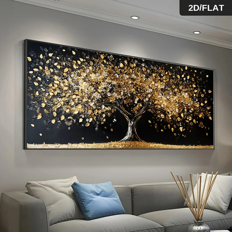 Frameless Modern Abstract Golden Tree of Life Canvas Wall Art Black Golden Luxury Painting for Living Room Large Home Decoration
Frameless Modern Abstract Golden Tree of Life Canvas Wall Art Black Golden Luxury Painting for Living Room Large Home Decoration