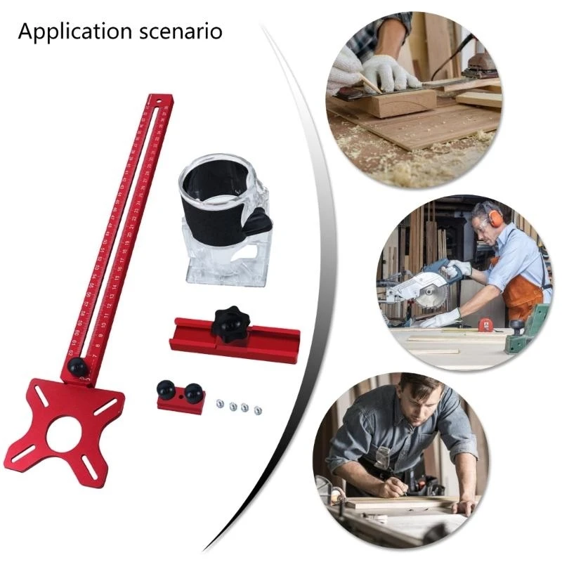 02DC Professional Adjustable Router Milling Grooves Bracket Milling Grooves Bracket Woodworking Drilling Hole Doweling
02DC Professional Adjustable Router Milling Grooves Bracket Milling Grooves Bracket Woodworking Drilling Hole Doweling
