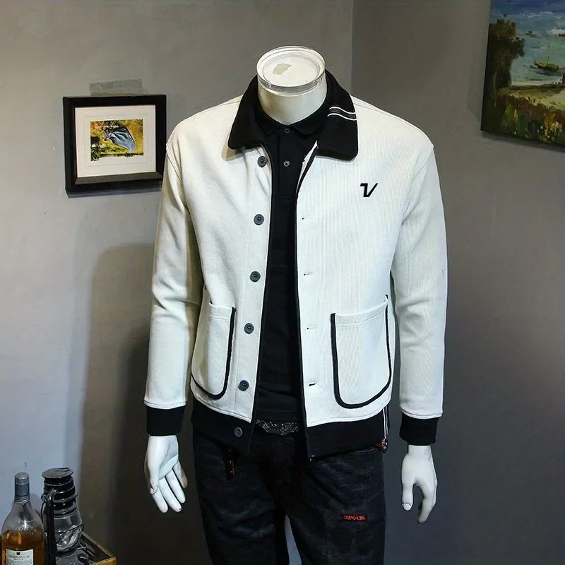 High Quality Golf Jacket Men's Golf Wear 2025 Spring New Jacket Fashion Flip Collar Business Casual Coat Men's Golf Clothes
High Quality Golf Jacket Men's Golf Wear 2025 Spring New Jacket Fashion Flip Collar Business Casual Coat Men's Golf Clothes