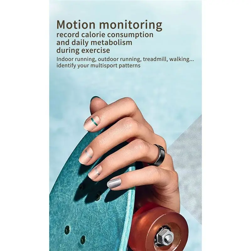 B27B R6 Smart Ring Health Monitoring Ring IP68 & 5ATM Waterproof Multi-Sport Modes Universal Smart Ring Couple Rings
B27B R6 Smart Ring Health Monitoring Ring IP68 & 5ATM Waterproof Multi-Sport Modes Universal Smart Ring Couple Rings