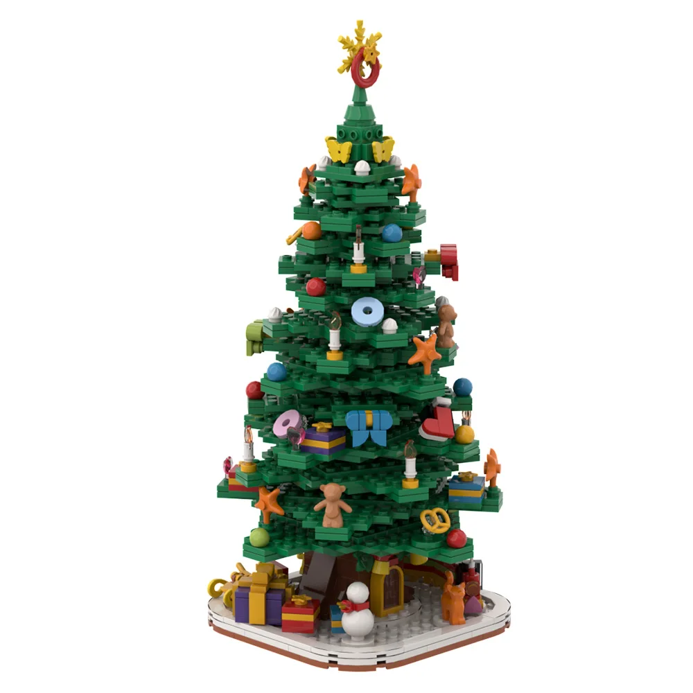 MOC Christmas Tree Model Building Blocks Creative Snow Scene Christmas Tree Ornament Bricks Kid Toy Holiday Gift Home Decoration
MOC Christmas Tree Model Building Blocks Creative Snow Scene Christmas Tree Ornament Bricks Kid Toy Holiday Gift Home Decoration