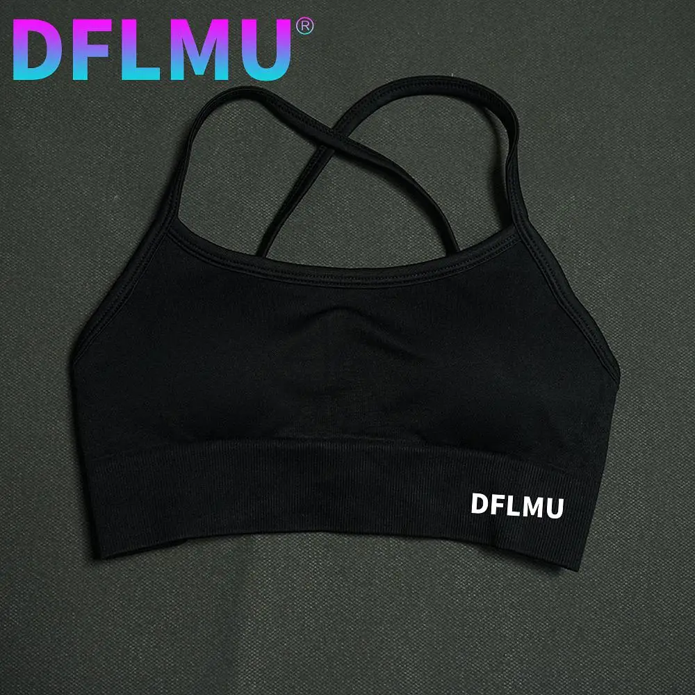 DFLMU Sports Bra Women Shockproof Seamless Halter Top High Support Push-up Open Back Gym Wear Fitness Yoga Workout Underwear
DFLMU Sports Bra Women Shockproof Seamless Halter Top High Support Push-up Open Back Gym Wear Fitness Yoga Workout Underwear
