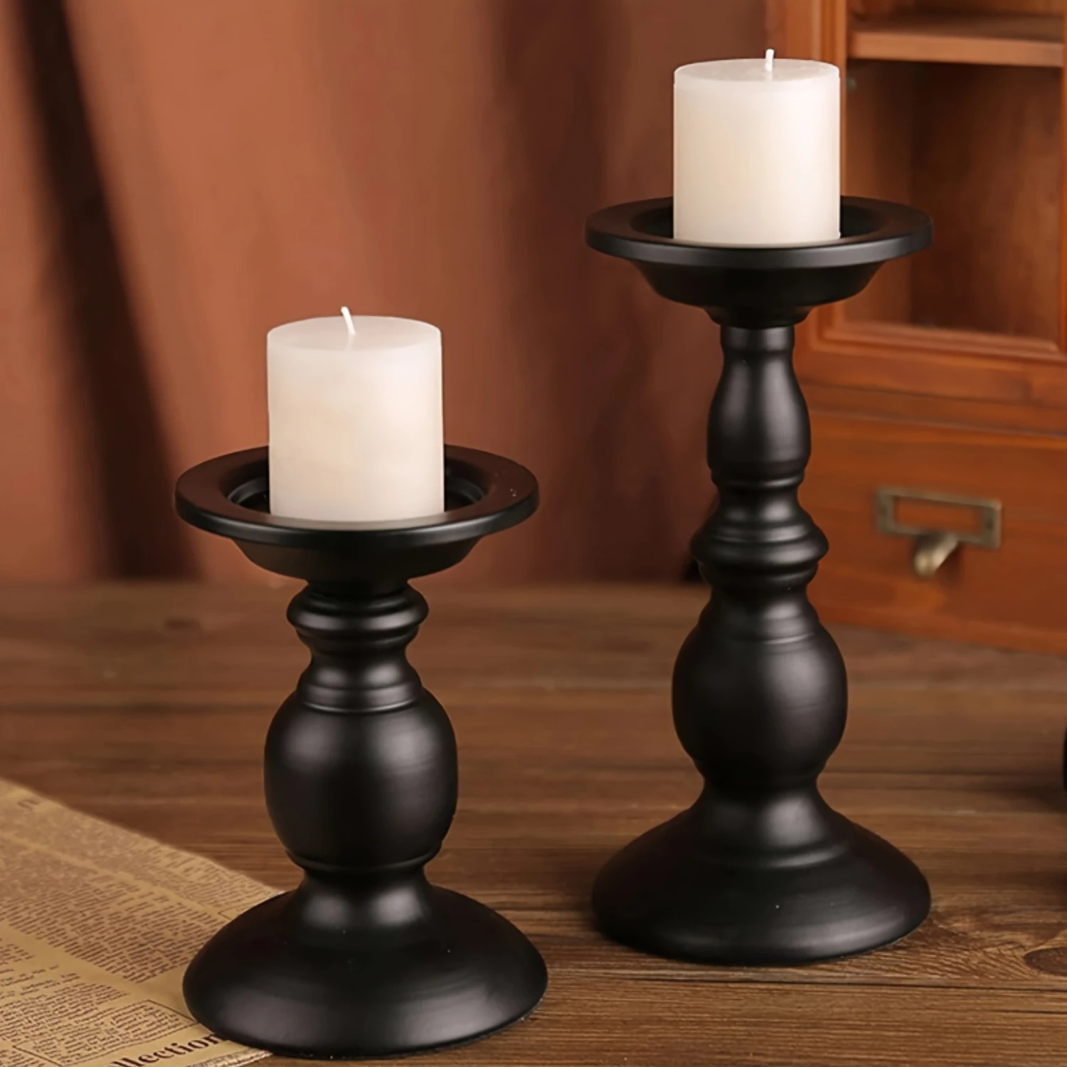 2pc Vintage Iron Candle Holder Set for St. Patrick's Day and Easter Decor - Aesthetic Room Decor for Spring
2pc Vintage Iron Candle Holder Set for St. Patrick's Day and Easter Decor - Aesthetic Room Decor for Spring