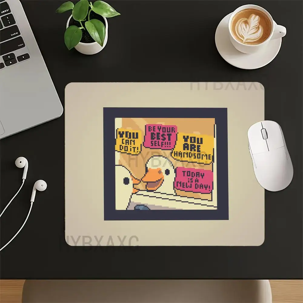 HYBXAXC Small Mouse Pad Non Slip Rubber Base Cute Duck with Motivational Quotes Art Design for Gaming Office Desk Decor
HYBXAXC Small Mouse Pad Non Slip Rubber Base Cute Duck with Motivational Quotes Art Design for Gaming Office Desk Decor