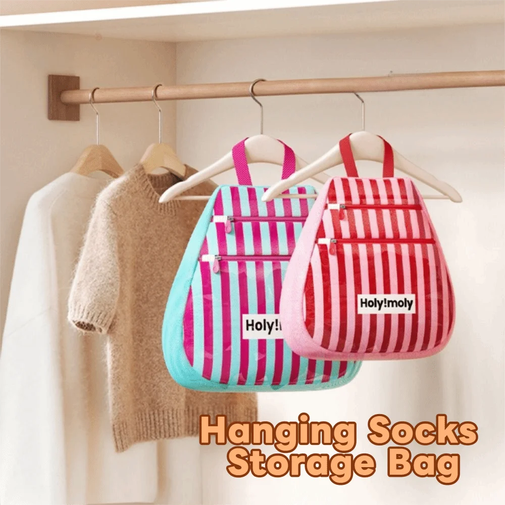 Breathable Mesh Hanging Socks Storage Bag 2 Layer with Handle Portable Clothing Pouch Reusable Foldable Zipper Socks Organizer
Breathable Mesh Hanging Socks Storage Bag 2 Layer with Handle Portable Clothing Pouch Reusable Foldable Zipper Socks Organizer