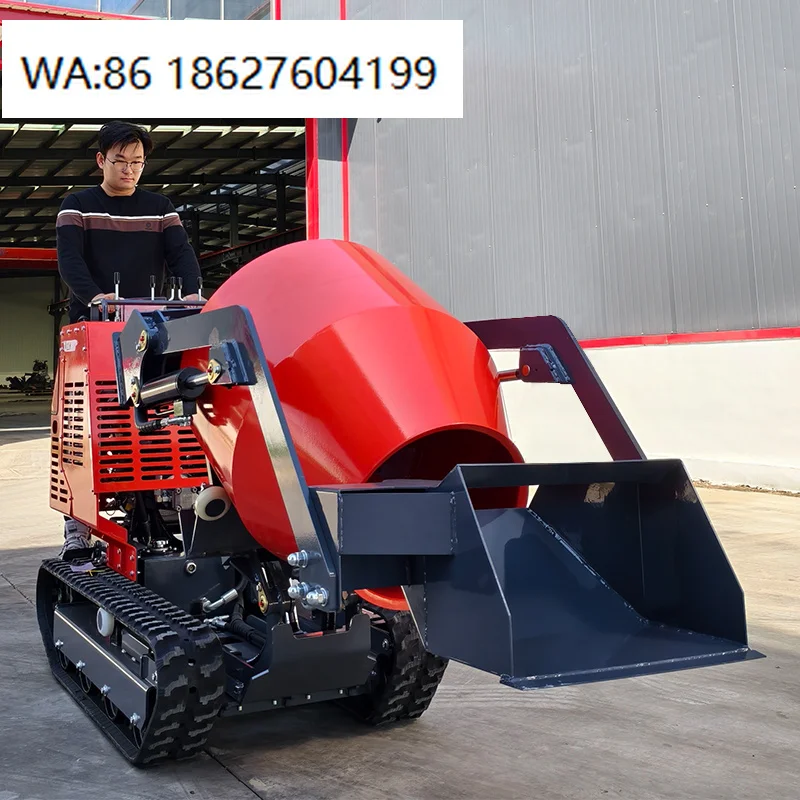 750kg Mini Crawler Concrete Mixer EPA Certified Engine Mixer Loader Construction Equipment
750kg Mini Crawler Concrete Mixer EPA Certified Engine Mixer Loader Construction Equipment
