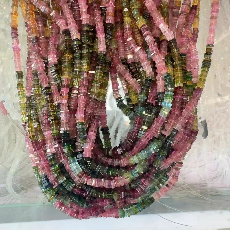 loose beads Tourmaline square roundelle38cm for making jewelry necklace FPPJ wholesale
loose beads Tourmaline square roundelle38cm for making jewelry necklace FPPJ wholesale