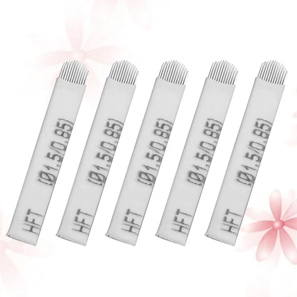 50pcs Microblading U-shaped Eyebrow Needle Durable Medical Grade Eyebrow Needles Set Stainless Steel Tattoo Tools
50pcs Microblading U-shaped Eyebrow Needle Durable Medical Grade Eyebrow Needles Set Stainless Steel Tattoo Tools