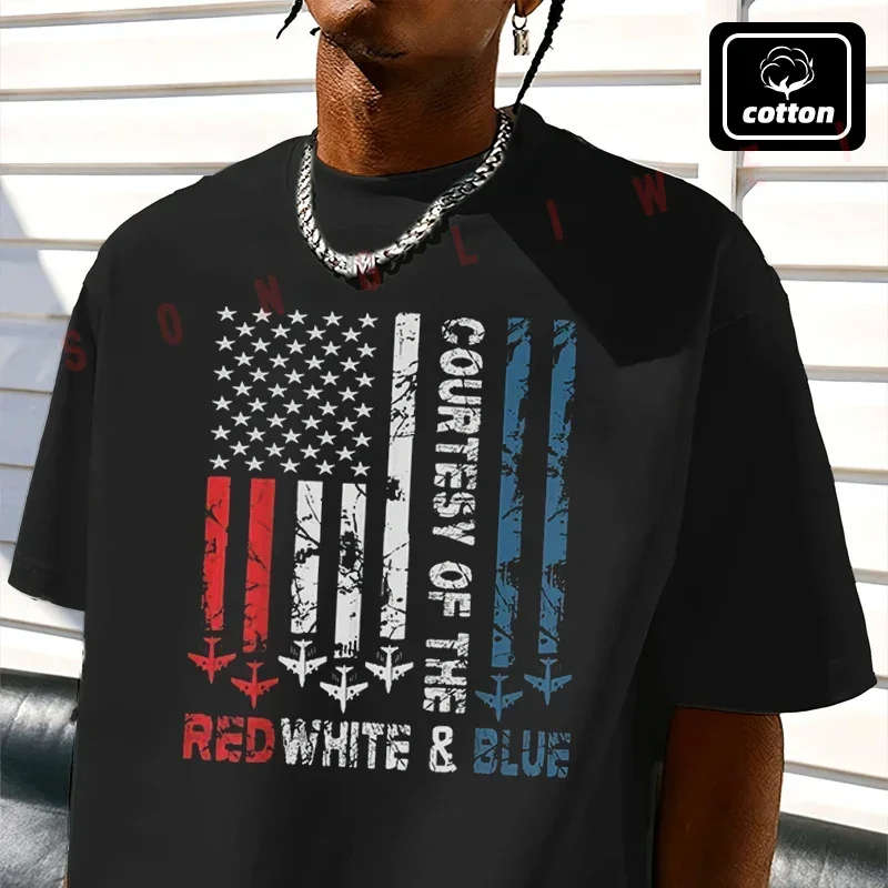 2026 Shirt Cotton Casual Motorcycle Courtesy Of The Red White And Blue Vintage America US Flag T-shirts Mens Summer Top Tee
2026 Shirt Cotton Casual Motorcycle Courtesy Of The Red White And Blue Vintage America US Flag T-shirts Mens Summer Top Tee